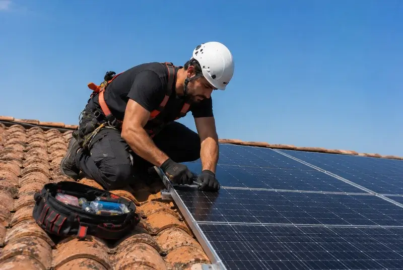 Maintenance et monitoring de panneaux solaires à Sermersheim