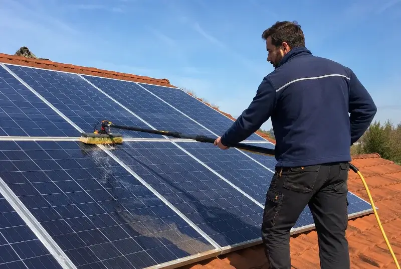 Nettoyage et entretien de panneaux solaires à Sermersheim